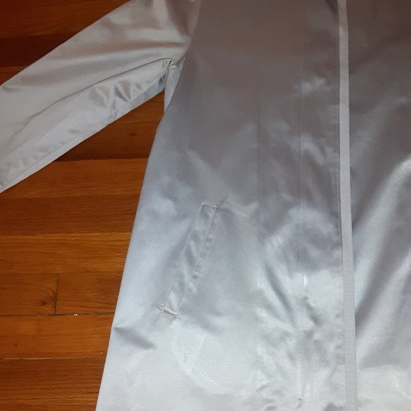 Calvin Klein light grey trench coat size 10 - Picture 6 of 9